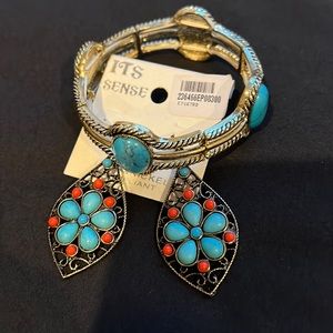 Turquoise Bracelet and earrings